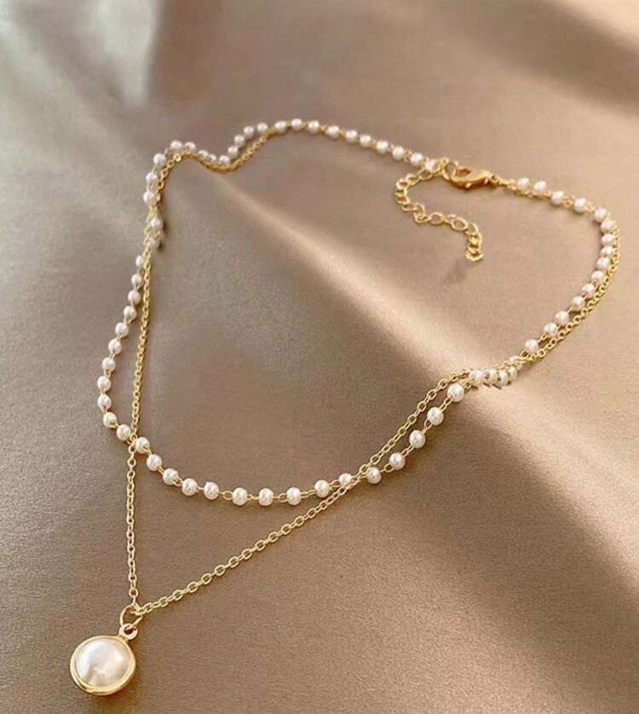 1Pc New Women's Pearl Necklace