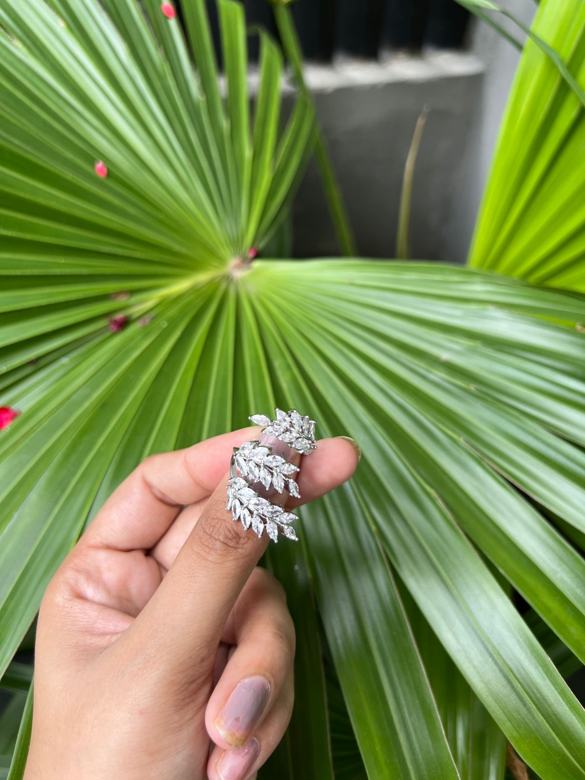 Three Layered Petal Ring
